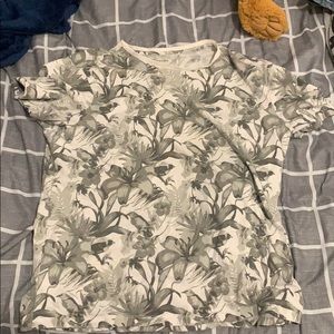White and grey shirt